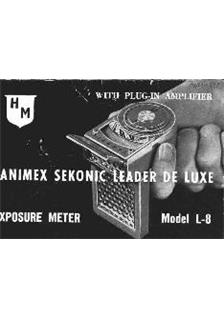 Hanimex Leader DeLuxe manual. Camera Instructions.